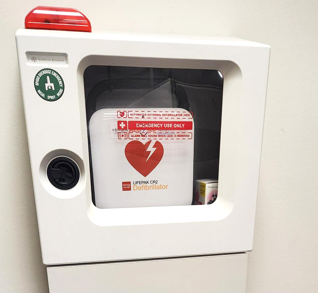 automated external defibrillator image