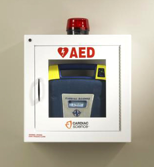 automated external defibrillator image
